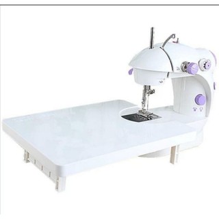Mini máquina de coser portátil escritorio de extensión de mesa de tamaño largo