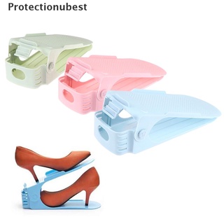 protectionubest - soporte para zapatos de doble capa, ajustable, almacenamiento de polvo, organizador de zapatos para el hogar, npq