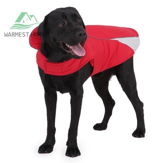 (municashop) s-2xl impermeable ropa de perro reflectante cálido perro Chamarra acolchado lana mascota abrigo