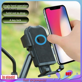 Gsj_soporte para teléfono celular/autobloqueo ajustable/soporte de navegación para bicicleta/motocicleta