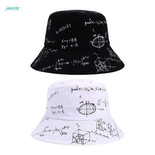 JANICEE Bucket Hats Unisex Formula-Scattered Print Unisex Women Hats Sun Protection