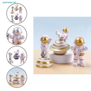 yuerwuy Long-lasting Model Toy Spaceman Series Miniatures Ornament Decor Accessories for Desktop Decor