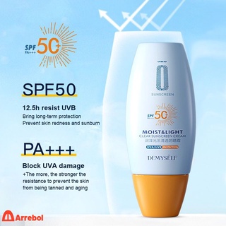 Protector solar blanqueamiento crema solar SPF 50 protector solar Facial cuerpo piel crema protectora Anti-envejecimiento control de aceite hidratante cara BOL
