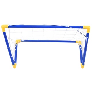 Indoor Mini Folding Football Soccer Goal Post Net Set + Pump Kids Toy (5)
