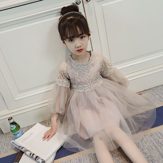 My Baby Girl vestido de princesa para niños, manga larga, vestidos de malla