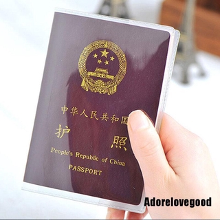 Adbr funda Transparente Para pasaporte/Organizador/tarjeta De identificación/protector De viaje/disfraz