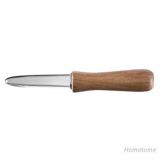 hom - cuchillo de ostra con mango de madera, diseño afilado, cáscara de mariscos, herramienta