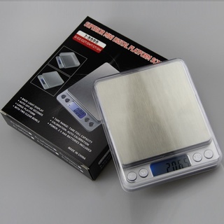 1/2/3 kg 0.01/0.1g escala Digital LCD electrónica balanza de pesaje Mini gramos de precisión balanza de peso escala para cocina té hornear (5)