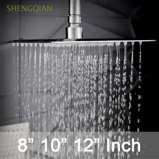 SHENGQIAN Bathroom Faucet Large Nozzle Shower Head Stainless Steel SPA High Pressure Overhead Rainfall Water Tap Sprinkler Sprayer