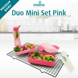 Duo Mini Set rosa/azul/conjunto de fiambrera