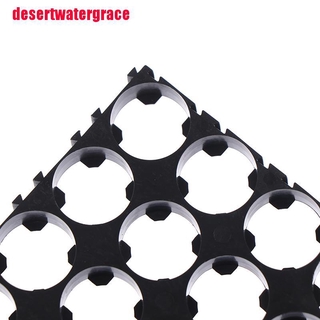 Desertwatergrace 5Pcs 4X5 Black Cell 18650 Plastic Spacer Frame Radiating Holder Bracket Shell Modish