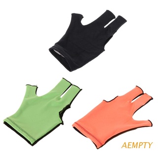 avacty lycra tela billar taco 3 dedos guantes piscina mano izquierda abierta accesorio