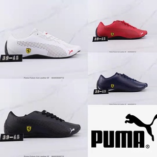 Puma Future Gato Cuero Sf Ferrari Co-Marca Baja Parte Superior Casual Zapatos De Carreras