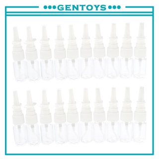 [GENTOYS] 20pcs 10 ml vacío recargable Nasal Spray botellas cosméticas maquillaje contenedor (2)