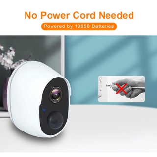 【Fast shipments】 Outdoor Security Camera Rechargeable Battery Wireless 1080P Wifi Home Surveillance System PIR wildlife.mx