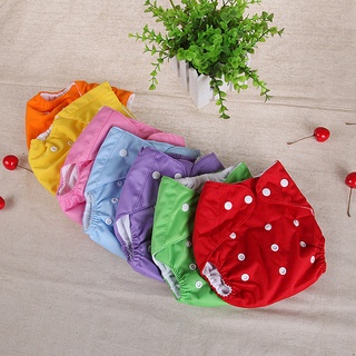 3 piezas pañales de tela ajustables reutilizables para bebés, lavables