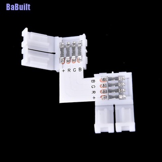 [BABU] 10 unidades Mini conector RGB de 4 pines para RGB 5050 LED tira sin soldadura de 10 mm ILTQ (6)