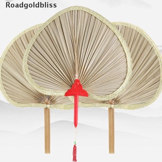roadgoldbliss - ventilador de tejido de bambú, abanico de mano, abanico de pucao, con borlas, wdbli
