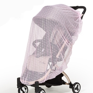 STUART Infants Supplies Baby Protection Net Delicate Stroller Net Mosquito Net Accessories Amazing Outdoor Mesh Infant Arrival Buggy Crib Netting/Multicolor (9)