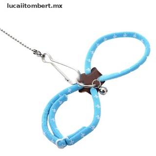 【lucaiitombert】 Adjustable Small Pet Hamster Leash Harness Set With Bells Ferrets Traction Rope [MX]