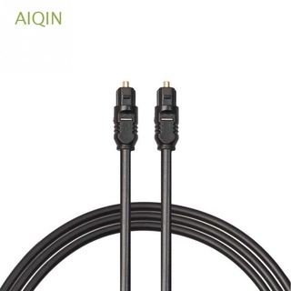 AIQIN Cable De Fibra De Audio Durable Digital Óptico SPDIF MD Óptica OD 2.2 1m 1.5m 2m 3 5m 10m Chapado En Oro Alambre De Alta Calidad