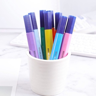 METE 8pcs/set Candy Color Highlighter Pen Marker Pastel Liquid Chalk Fluorescent Pencil Drawing (5)