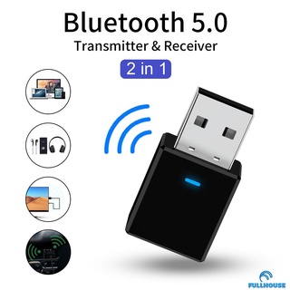 2 En 1 USB Bluetooth Transmisor Receptor De Coche Inalámbrico 5.0 Adaptador fullhouse
