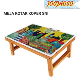 1250gr) mesa de aprendizaje de madera cruzada y caja de caracteres SNI