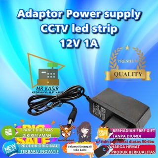 4u 12V 1A CCTV adaptador de fuente de alimentación/adaptador CCTV 1 amperio 12 voltios