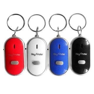 [8&19] buscador de llaves con silbato led alarma de sonido intermitente localizador antipérdida del keyfinder