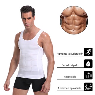 Faja De Hombre Camiseta Reductora Modeladora De Postura Gym (2)
