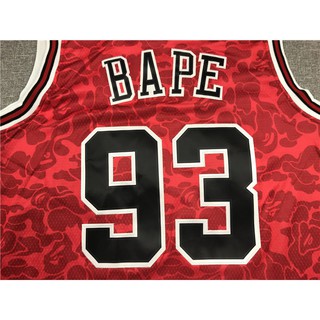 NBA Jersey Chicago Bulls Jersey deportes Jersey The New Bulls joint edition rojo (4)