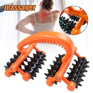 rodillo de mano masajeador rueda trasera brazos piernas alivio del estrés masaje