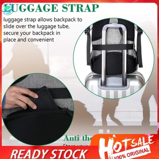 Z20】Backpack Large Capacity Leisure Travel Bag USB Fashion Sports Backpack