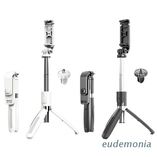 EUDE Wireless Bluetooth-compatible Selfie Stick with Tripod Foldable Monopod for