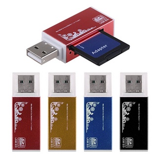 xiaanle USB 2.0 - lector de tarjetas de memoria Multi SD SDHC TF M2 MMC MS PRO DUO