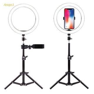 Anqo1 10" Selfie Ring Light with Rotation Tripod Stand for Phone Live Stream/Makeup