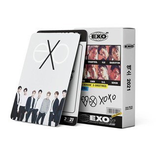 54 unids/set EXO 2021 nuevo álbum photocards ins Collection card