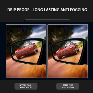 película protectora de espejo retrovisor de coche antiniebla transparente a prueba de lluvia película suave