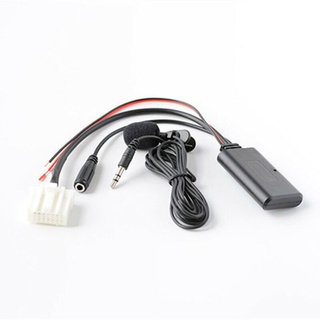 12V Car AUX USB Audio Bluetooth Adapter Cable Microphone For Mazda 3 5 6 Radio