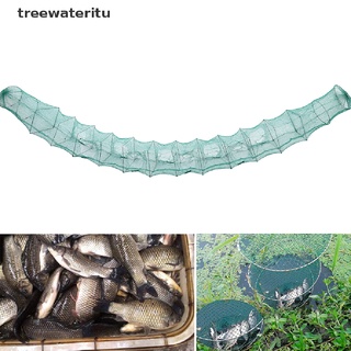[treewateritu] 2.4 m Nylon plegable cangrejo atrapasueños red de pesca trampa vivo red de peces anguila señuelo redes [treewateritu]