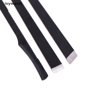 ivywgret 3 unids/set negro manicura pedicura herramientas dedo del pie cuchillo de uñas afeitadora clipper mx (2)