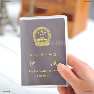 Venta caliente transparente transparente pasaporte cubierta titular caso organizador tarjeta de identificación Protector de viaje (6)
