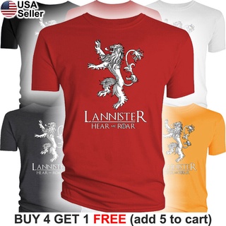 Cool Summer Game of Thrones Lannister T-Shirt House Hear Me Roar Lion Sigil Tyrion GoT Jaime
