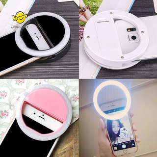 {Ready Stock} luz de relleno portátil con Clip para Selfie LED/anillo de fotografía para iPhone/Android