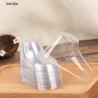 zacqia 20pcs plástico transparente pies de bebé pantalla botines de bebé zapatos calcetines escaparate mx