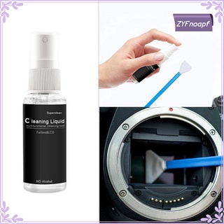 Kit profesional de limpieza de cámara (con estuche impermeable), incluyendo solución de limpieza/hisopos de limpieza APS-C/pluma de len/aire