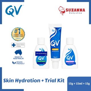 Qv Skin Hydration + Kit de prueba/paquete de cuidado de la piel