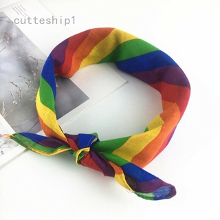 bandana arco iris lgbt pride unisex/orgullo gay/banda de pelo de color a rayas