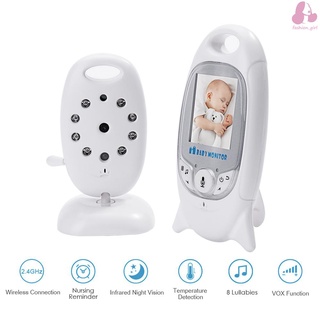 Baby Monitor 2" Color LCD G bidireccional Audio Talk detección de temperatura infrarrojo visión nocturna modo VOX 8 cunas recordatorio de enfermería